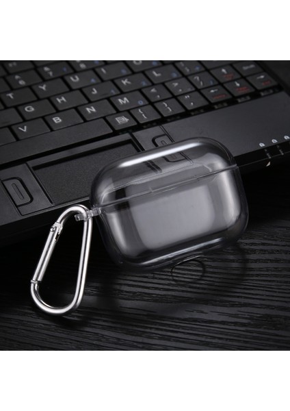 Kancalı Airpods Pro Için Pro Için Şeffaf Pc Kulaklık Kılıfı (Yurt Dışından) fırsatları