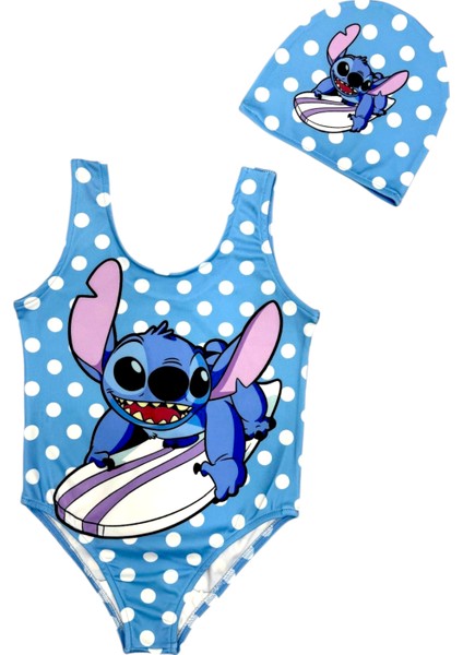 Yeni Sezon Karakter Desenli Kız Çocuk Mayosu modelleri