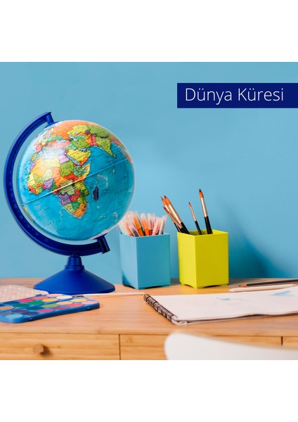 Gürbüz 47304 Işıksız Siyasi Dünya Küresi 26 cm