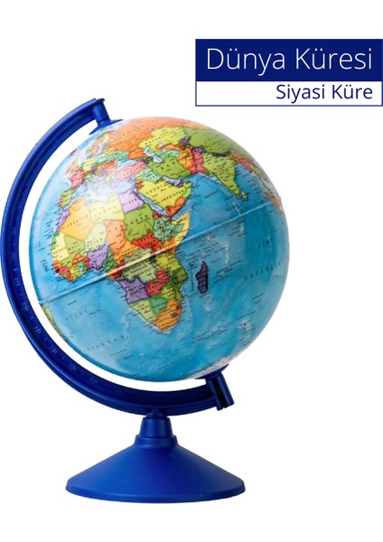 Gürbüz 47304 Işıksız Siyasi Dünya Küresi 26 cm