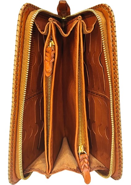 Oşum Handmade Kadın Deri Cüzdan 40062