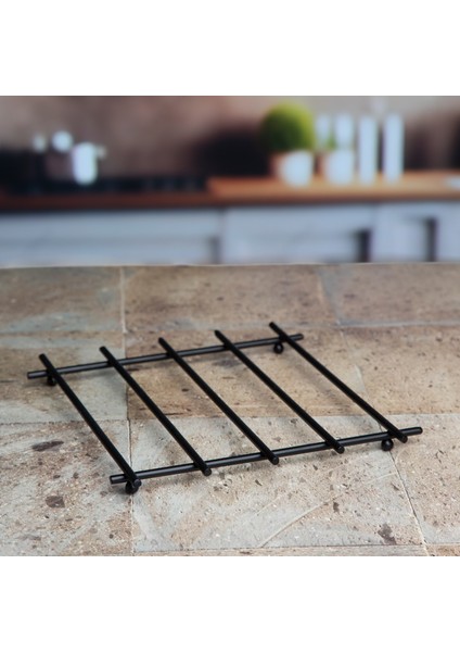 Siyah Nihale Altlık Koruma Sehpası Paslanmaz Metal Sunum fiyatları