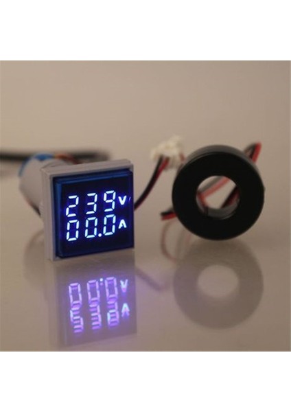 Kare LED Dijital Ampermetre Voltmetre AC60-500V Ac 0-100A AD16一22FVA Test Cihazı (Yurt Dışından) indirimleri