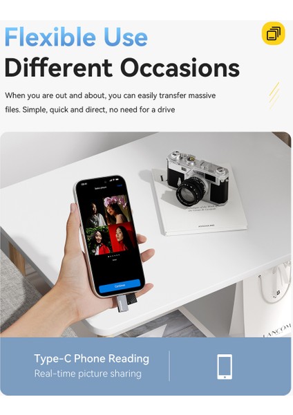 2'si 1 Arada Kart Okuyucu Type-C ve Usb Çift Protokol Ce Lisanslı Mikro Sd/Tf Hafıza Kartı kart okuyucu Telefon Dizüstü Bilgisayar Laptop Tak Çalıştır yüksek Hızlı Kart Okuyucu modelleri