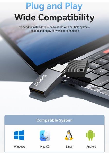 2'si 1 Arada Kart Okuyucu Type-C ve Usb Çift Protokol Ce Lisanslı Mikro Sd/Tf Hafıza Kartı kart okuyucu Telefon Dizüstü Bilgisayar Laptop Tak Çalıştır yüksek Hızlı Kart Okuyucu