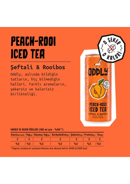 Peachrooı Soğuk Çay Kutu Şeftali Rooıbos 250 ml x 24 Adet
