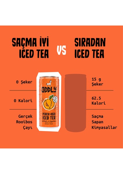 Peachrooı Soğuk Çay Kutu Şeftali Rooıbos 250 ml x 24 Adet
