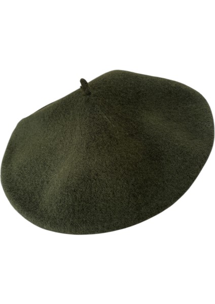 Fransız Ressam Keçe Bere -Haki