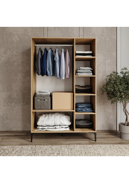 Free 3 Kapalı,6 Raf Bölmeli,1 Askı Bölmeli Dolap/ GARDIROP(%100MDF) modelleri