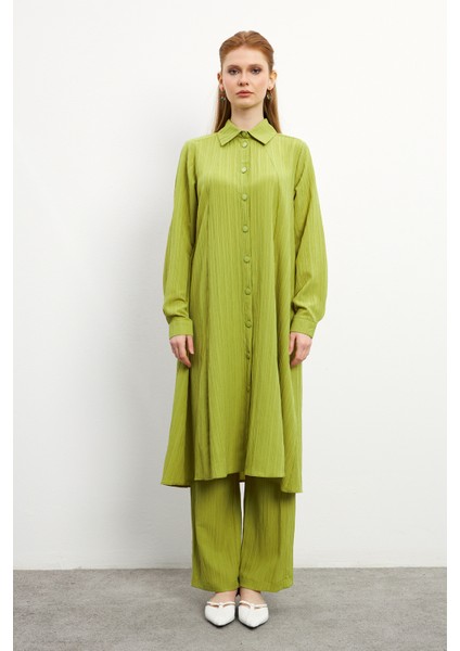 Elina Tunik Pantolon Takım - Yağ Yeşili fiyatları