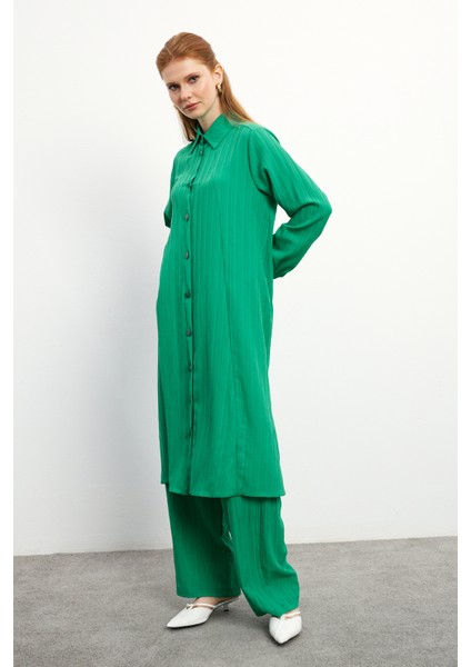 Elina Tunik Pantolon Takım - Yeşil modelleri