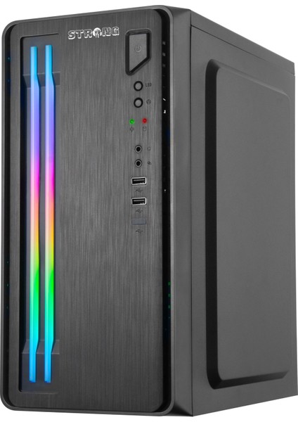 Aurel Rgb Şerit LED 450W Matx Office Kasası