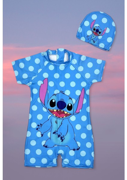 Kız Çocuk Gizli Sırt Fermuarlı Efsane Karakter Baskı Desenli Dalgıç Kumaş Boneli Hipster Mayo Takımı fiyatları