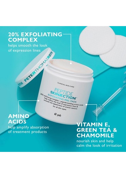 Peptide Skinjection Peeling Pedleri (60 Adet)