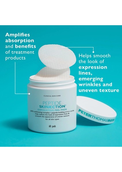 Peptide Skinjection Peeling Pedleri (60 Adet)