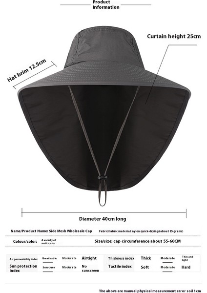 Açık Yaz Güneş Şapkası Nefes Alabilen Erkek ve Kadın Güneşlik Balıkçı Şapkası Anti-Ultraviyole Dağcılık Güneş Şapkası Balıkçı Şapkası (Yurt Dışından) fırsatları
