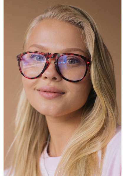 Bennett Leopard Mavi Işık Koruyucu Gözlük