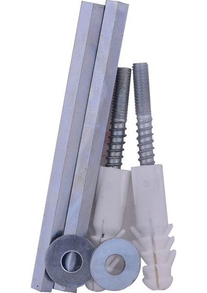 De&se Design Duvar Rafı Kitap Rafı Süs Rafı 3'lü (50-40- 30 Cm) Duvar Rafı Parlak Beyaz Mdflam