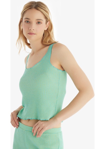 Kadın T-Shirt 60548 - Yeşil