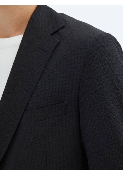 Siyah Desenli Modern Fit Takım Elbise fırsatları