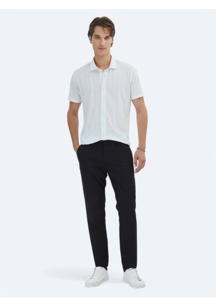 Beyaz Desenli Regular Fit Casual Gömlek fiyatları