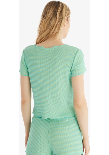 Kadın T-Shirt 60549 - Yeşil fiyatları
