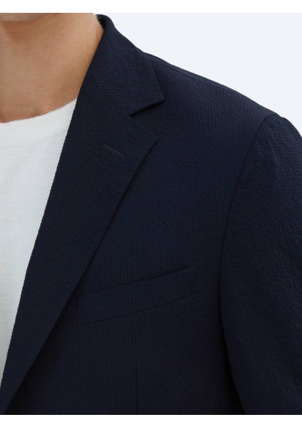 Lacivert Desenli Modern Fit Takım Elbise indirimleri