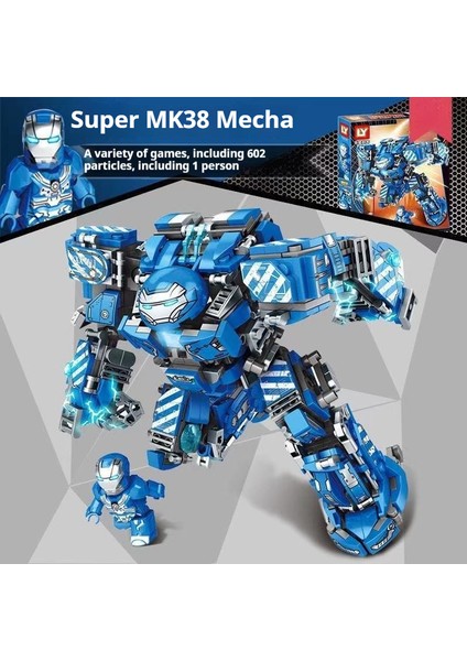 Avengers Anti-Hulk Mecha Yapboz Blok Oyuncaklar (Yurt Dışından)