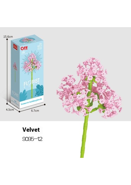 Yapı Taşları Çiçek Küçük Peletler Puzzle Yapboz Hediye (Yurt Dışından)