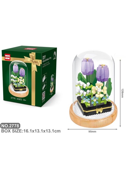 Yapı Taşları Aeon Çiçek Puzzle Oyuncak Tatil Hediyesi (Yurt Dışından)