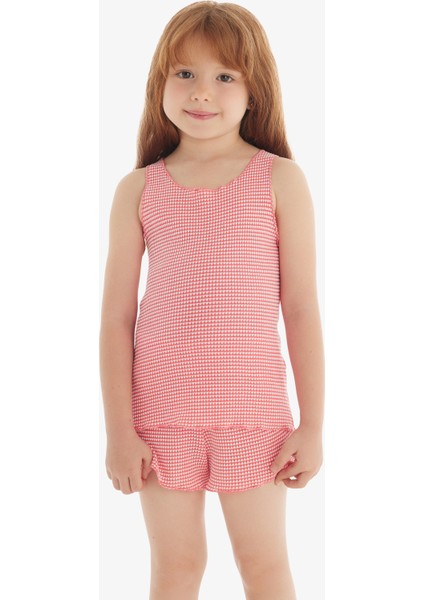 Kız Çocuk Pijama Takımı 60566 - Pembe