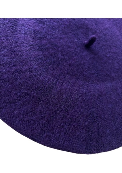 Fransız Ressam Keçe Bere -Mor fiyatları