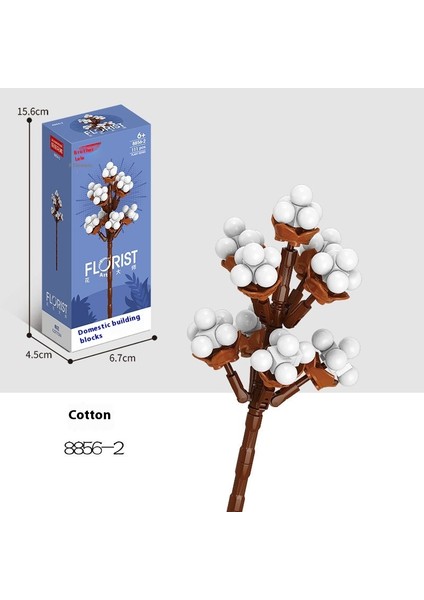 Yapı Taşları Çiçek Küçük Peletler Puzzle Yapboz Hediye (Yurt Dışından)