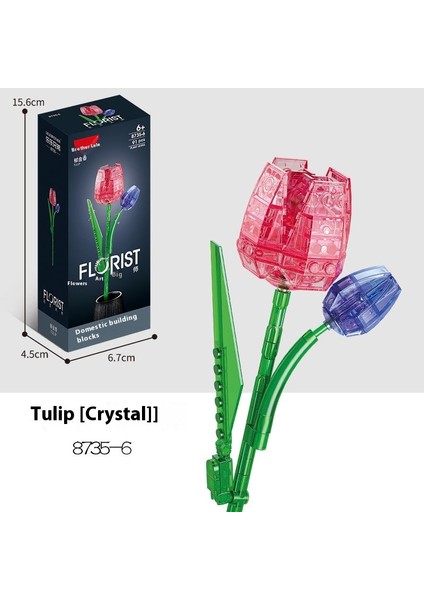 Yapı Taşları Çiçek Küçük Peletler Puzzle Yapboz Hediye (Yurt Dışından)