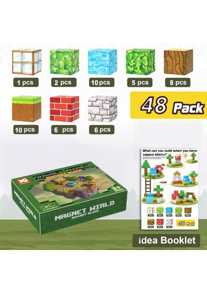 My World Peripheral Manyetik Küp Blok Maket Oyuncak (Yurt Dışından)