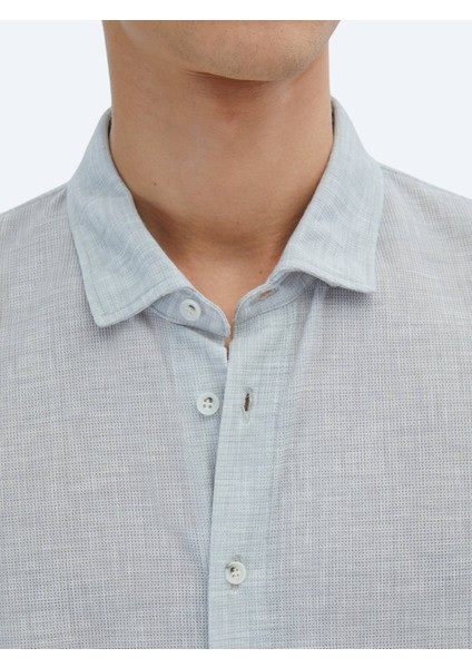 Gri Desenli Regular Fit Casual Gömlek fırsatları