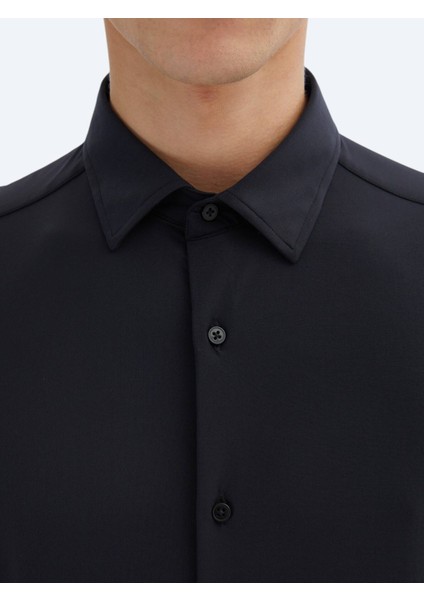 Siyah Regular Fit Casual Gömlek