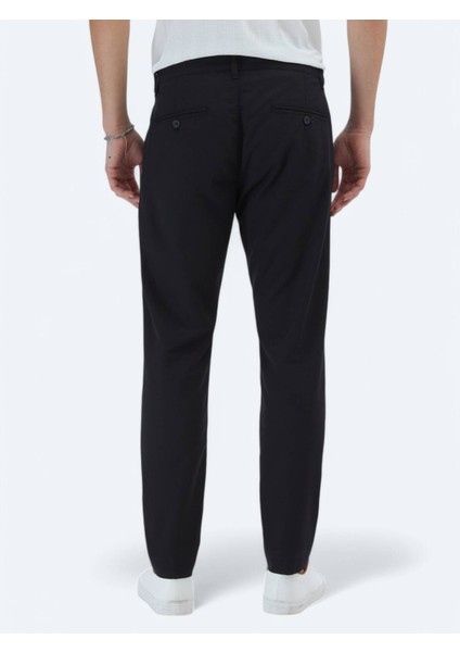 Siyah Dokuma Casual Pantolon indirimleri