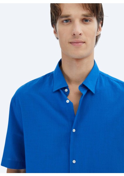 Saks Oversize Fit Dokuma Casual %100 Pamuk Gömlek modelleri