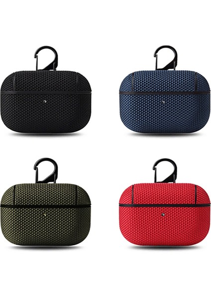 Airpods Pro Için Kancalı Kumaş Kulaklık Kılıfı (Yurt Dışından)
