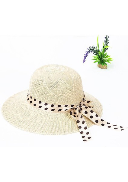 Kadınlar Için Yeni Yaz Güneş Şapkası Katlanabilir Büyük Siperlikli Güneş Şapkası Çiçekli Moda Güneş Koruması ve Uv Koruması Güneş Şapkası (Yurt Dışından)