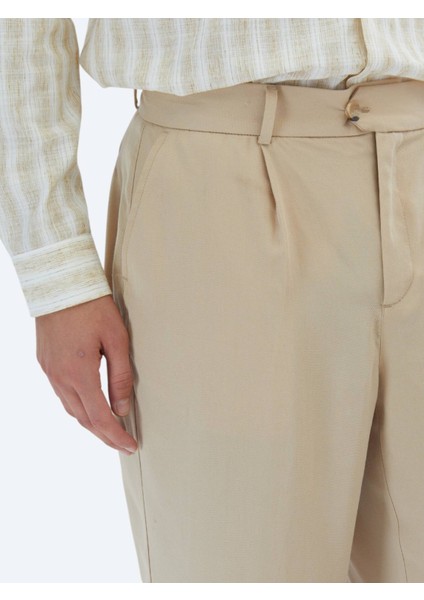 Deve Tüyü Dokuma Loose Fit Casual Pantolon fırsatları
