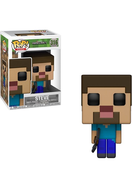 Benim Dünyam Blok Adam Steve Figür Model Süs Oyuncak (Yurt Dışından)