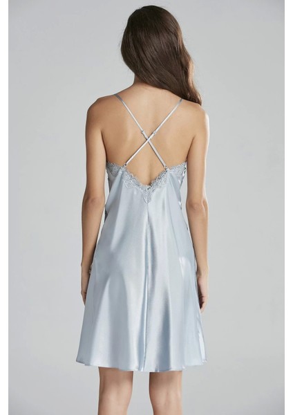 Pierre Cardin 6965 Bayan 6'lı Saten Gecelik Sabahlık