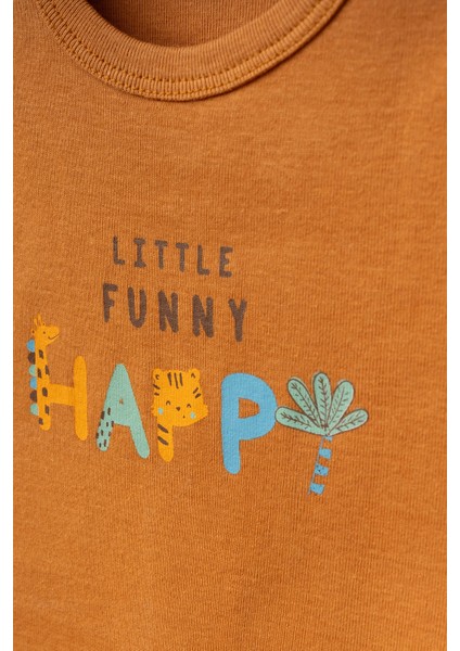 Happy Baskılı 2'li Penye Tulum 1014 modelleri