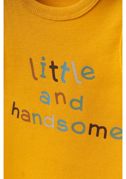 Little Handsome Baskılı 2'li Penye Tulum 1015 fiyatları