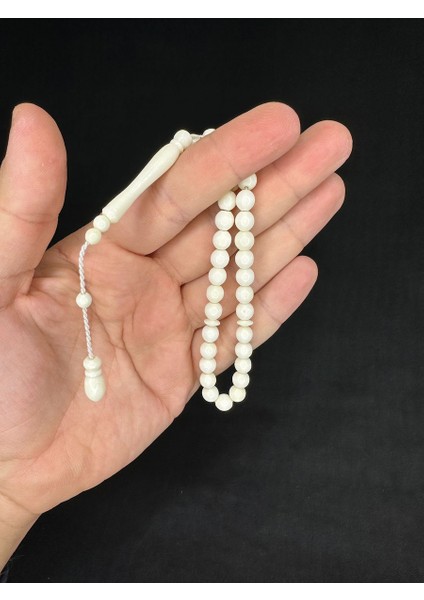 Deve Kemiği Tesbih Bilek Boy Küre Kesim 7mmx6,5mm T-638 fiyatları