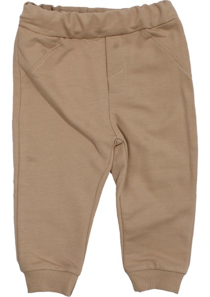 Erkek Bebek Yeşil Bej Şişme Yelekli Önü Kapalı Cepli 3'lü Takım fırsatları