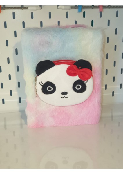 Antkırtasiyeaksesuar Hediyelik Cüzdanlı Peluş Defter Panda
