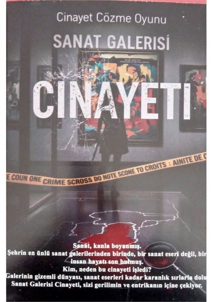 Sanat Galerisi Cinayeti Perfect Murders Cinayet Çözme Oyunu fiyatları